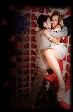 couple making out in bathroom stall